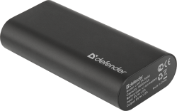 Внешний аккумулятор Defender lavita, 5000mAh, 1 USB выход (5V/1A), цвет: чёрный