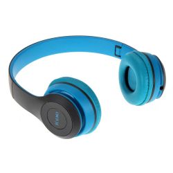KiDA B-09 полноразмерные,Bluetooth, цвет: синий