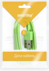 SMART BUY КАБЕЛЬ USB 2.0 > 30PIN ЦВЕТНЫЕ 1.2м GREEN iK-412