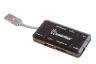 USB HUB + КАРТРИДЕР SMART BUY SBRH-750-K ЧЕРНЫЙ КОМБО
