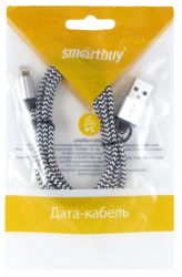 SMART BUY КАБЕЛЬ USB 2.0 > 8PIN ХЛОПОК+МЕТ 1.2м БЕЛЫЙ iK512