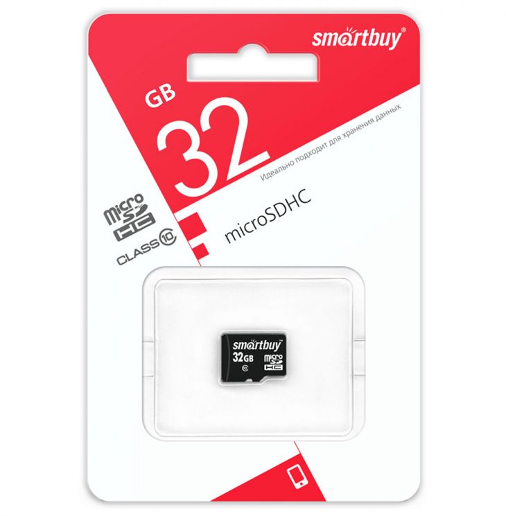 SMART BUY  32GB MICRO SDHC CLASS 10 БЕЗ АДАПТЕРА