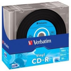VERBATIM CD-R 80 DL+ 52X VINYL SLIM