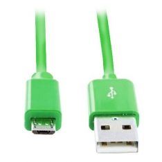 SMART BUY КАБЕЛЬ USB 2.0>microUSB ЦВЕТНЫЕ 1.2м GREEN iK12