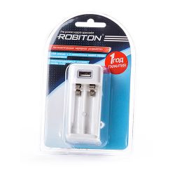 З.У. ROBITON SMART USB (230V АВТОМАТ AA/AAA ТОК 1000mA USB)