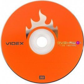VIDEX DVD+RW 4X BRAND BULK 10шт в пленке (600)