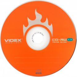 VIDEX CD-RW 80 4X-10X BRAND 10шт в пластиковой банке