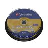VERBATIM DVD+RW 4.7Gb 4X 10шт. в пластиковой банке
