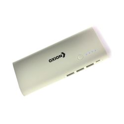 Внешний аккумулятор OXION Li-ion OPB-1010 , 10000mAh, 3 USB выхода, цвет: белый