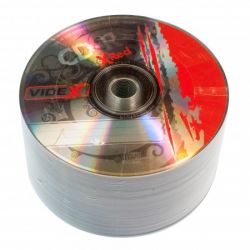 VIDEX CD-R 52X  X-RED BRAND 50шт в пленке