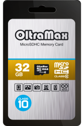 OLTRAMAX  32 GB MICRO SDHC CLASS 10 БЕЗ АДАПТЕРА