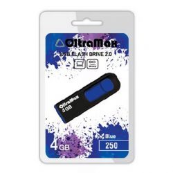 ФЛЭШ-КАРТА OLTRAMAX 4GB 250 синий USB 2.0
