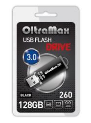 ФЛЭШ-КАРТА OLTRAMAX   128GB 260 пластик, чёрный USB 3.0