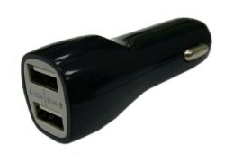 Блок питания USB (авто) (1000mAh+2100mAh) 2 гнезда AV-332 /500