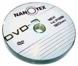 NANOTEX DVD-R 16X BRAND BULK 10шт в пленке (600)