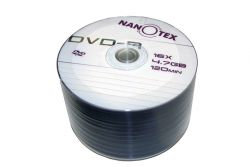 NANOTEX DVD+R 16X BRAND BULK 50шт в пленке (600)