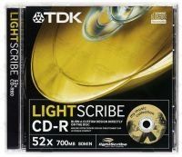 TDK CD-R 80 52X LIGHTSCRIBE JC