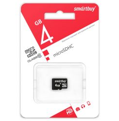 SMART BUY 4GB MICRO SD SDHC CLASS 10 БЕЗ АДАПТЕРА