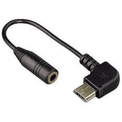 Аудио шнур штекер micro USB - гнездо 3,5 (20см) TS-3025/10/2500