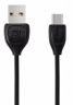 КАБЕЛЬ USB - Type-C Remax Lesu RC-050a, 1.0м, цвет: чёрный, в коробке